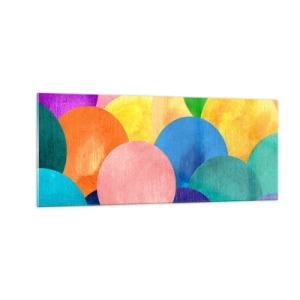 Obraz na skle - Původní plnost života - 100x40 cm