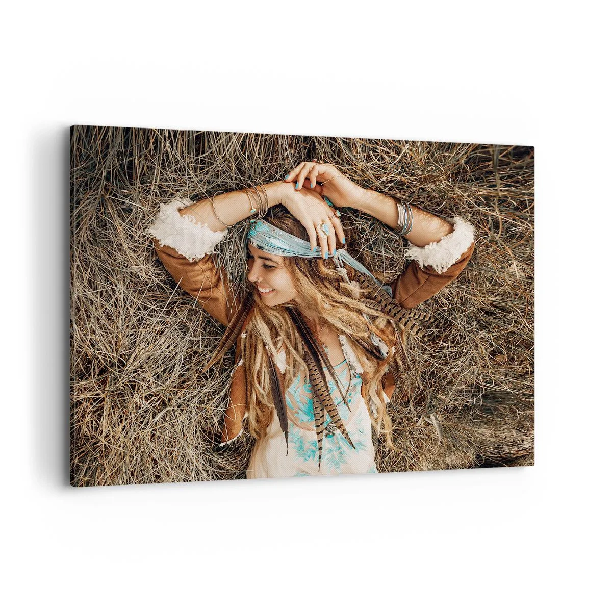 Obraz na plátně - Na cestě do léta lásky - 100x70 cm