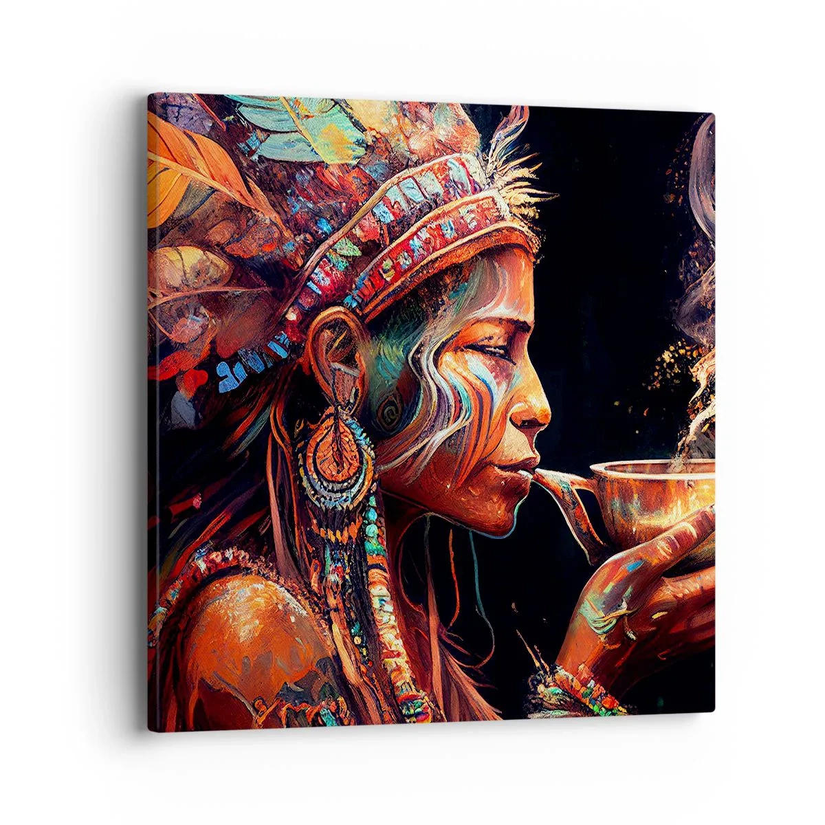 Obraz na plátně - Magický rituál - 40x40 cm