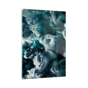 Obraz na skle - Pohyb barvy - 50x70 cm