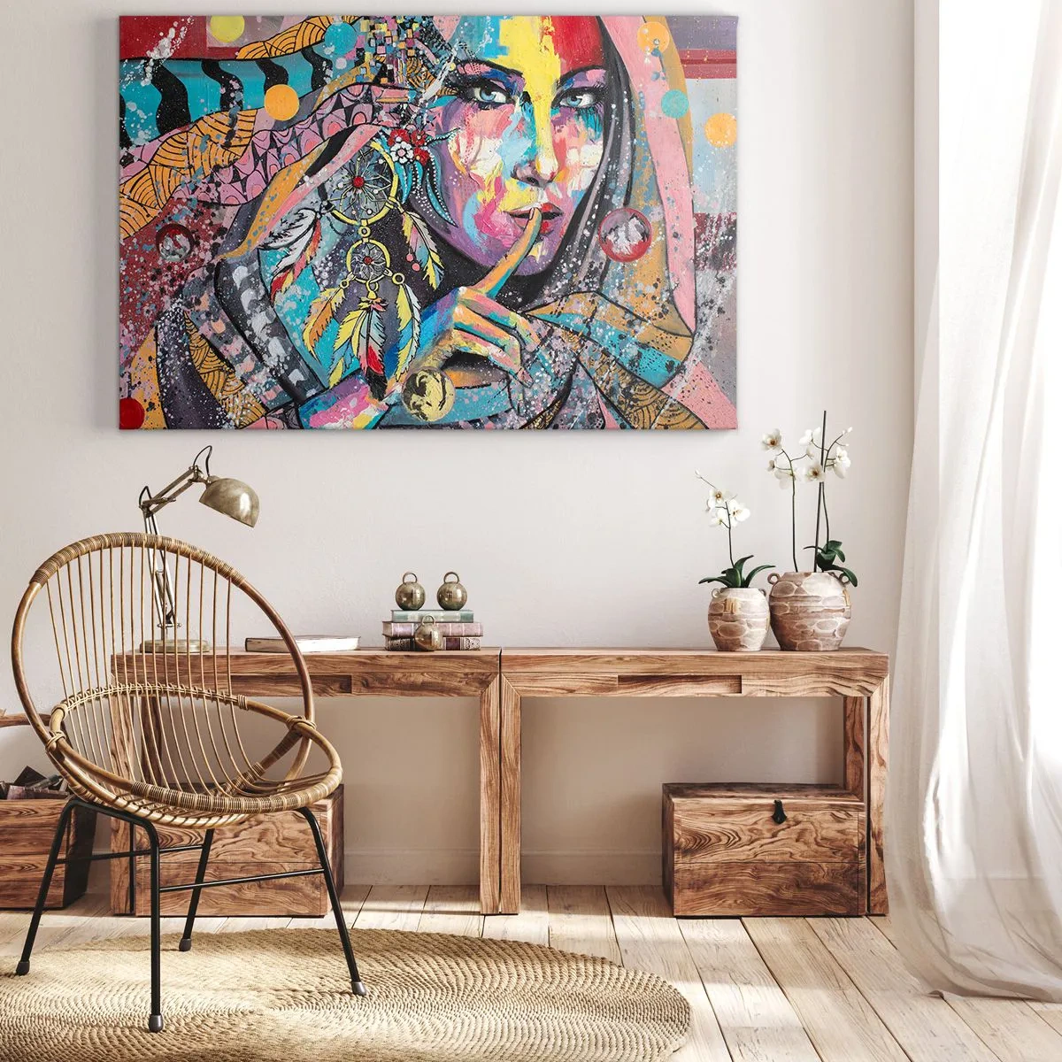 Obraz na plátně - Mlč, než pochopíš - 120x80 cm
