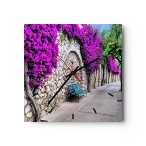 Nástěnné hodiny - Setkejme se co nejrychleji - 40x40 cm