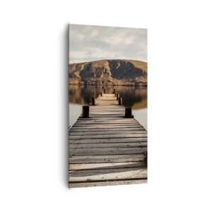 Obraz na plátně - Krajina v tichu - 65x120 cm
