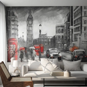Fototapeta na míru Samolepicí Deluxe Sticker - Vůbec ne šedé město - Londýn, Město, Architektura
