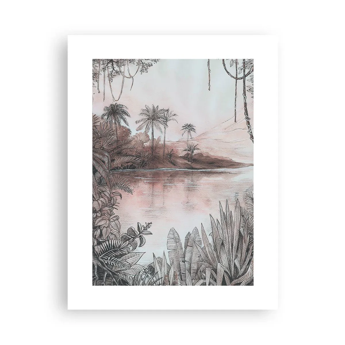 Plakát - Deník cestovatele z 19. století - 30x40 cm