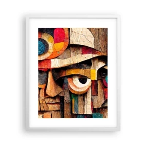 Plakát v bílém rámu - Vidím tě… - 40x50 cm