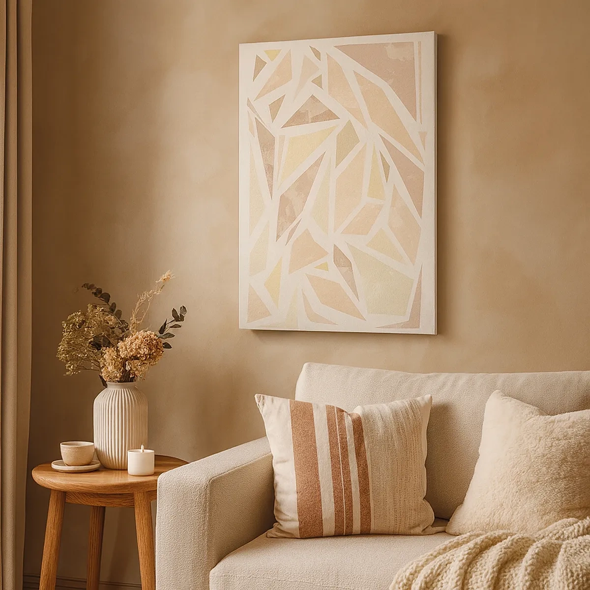 Obraz na plátně - Kompozice: vitráž - 50x70 cm