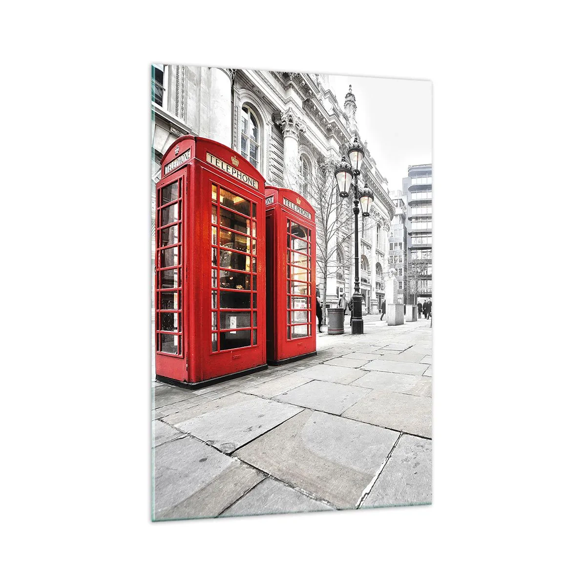 Obraz na skle - Welcome to London - 70x100 cm