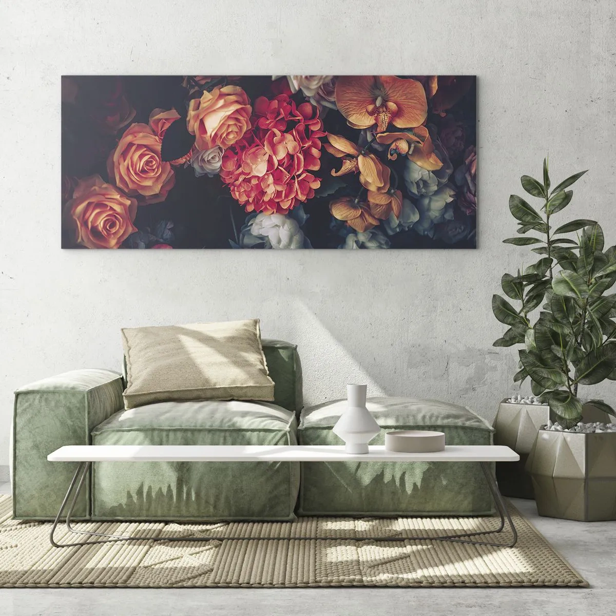 Obraz na skle - Jako u holandských mistrů - 120x50 cm