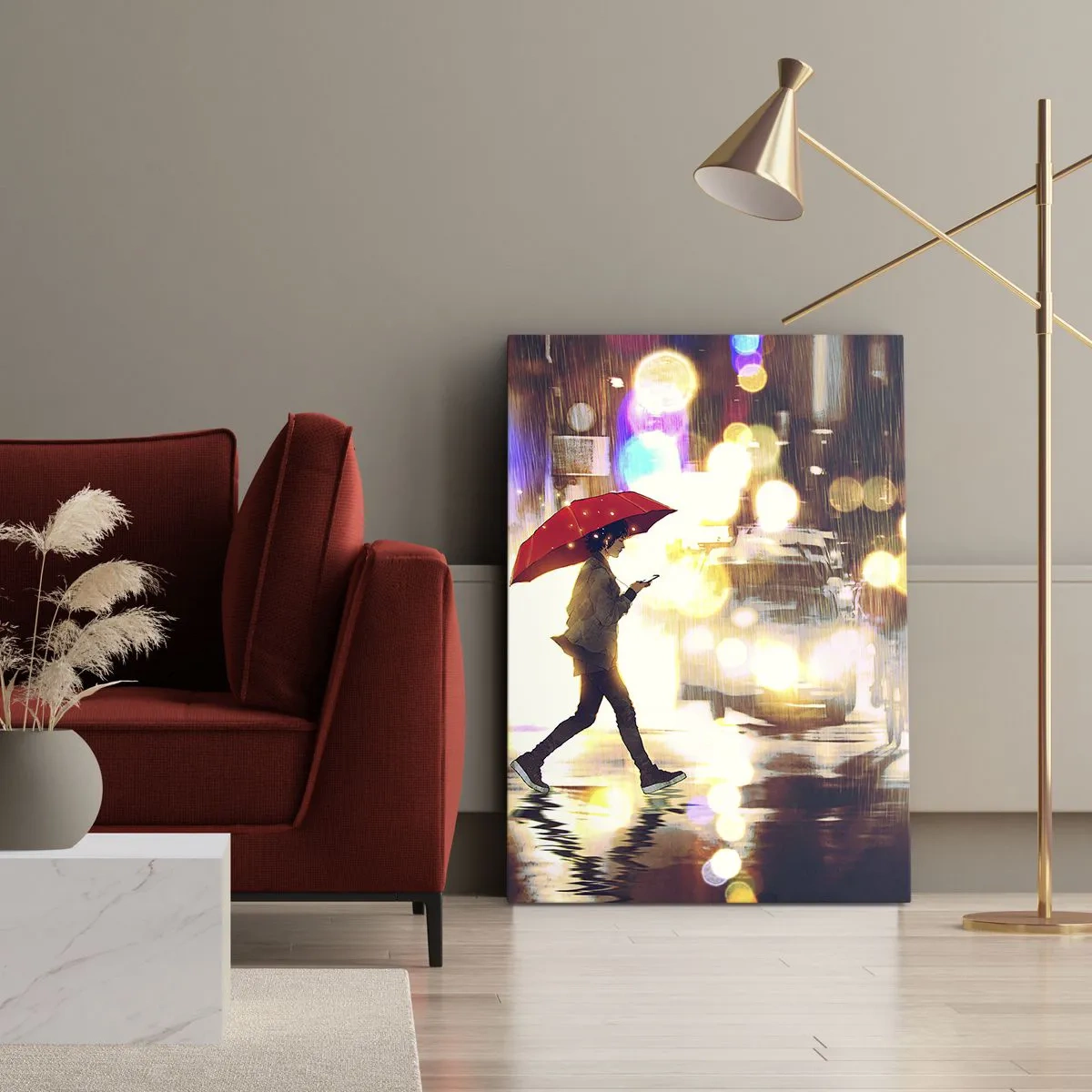 Obraz na plátně - A přece slunečná - 45x80 cm