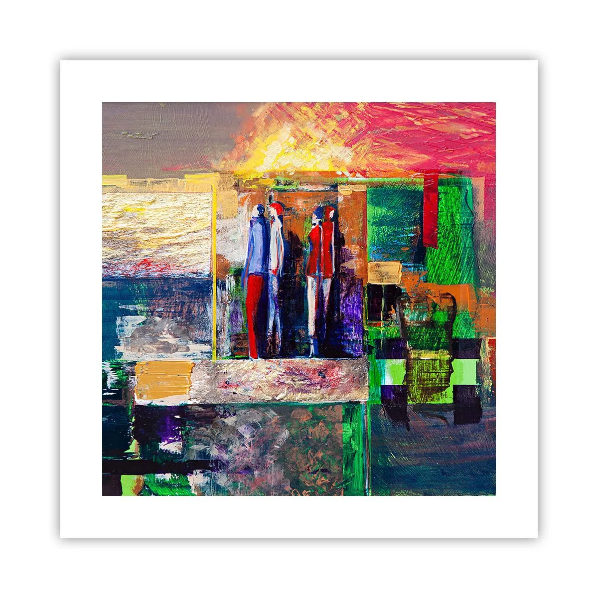 Plakát - Vztahy a emoce - 40x40 cm