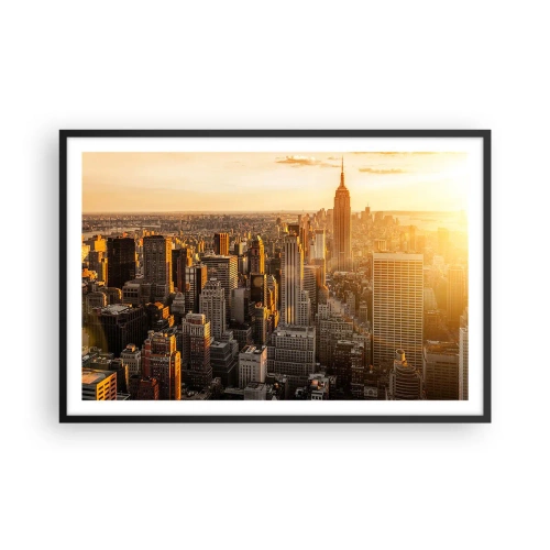 Plakát v černém rámu - Růst na slunci - 91x61 cm