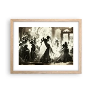 Plakát v rámu světlý dub - Velká maškaráda - 40x30 cm