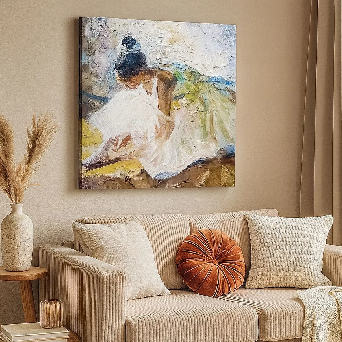 Obraz na plátně - Z Degasova obrazu - 30x30 cm