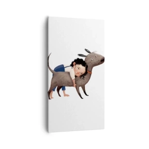 Obraz na plátně - Nejlepší přátelé - 55x100 cm