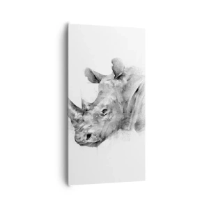 Obraz na plátně - Africký portrét - 65x120 cm