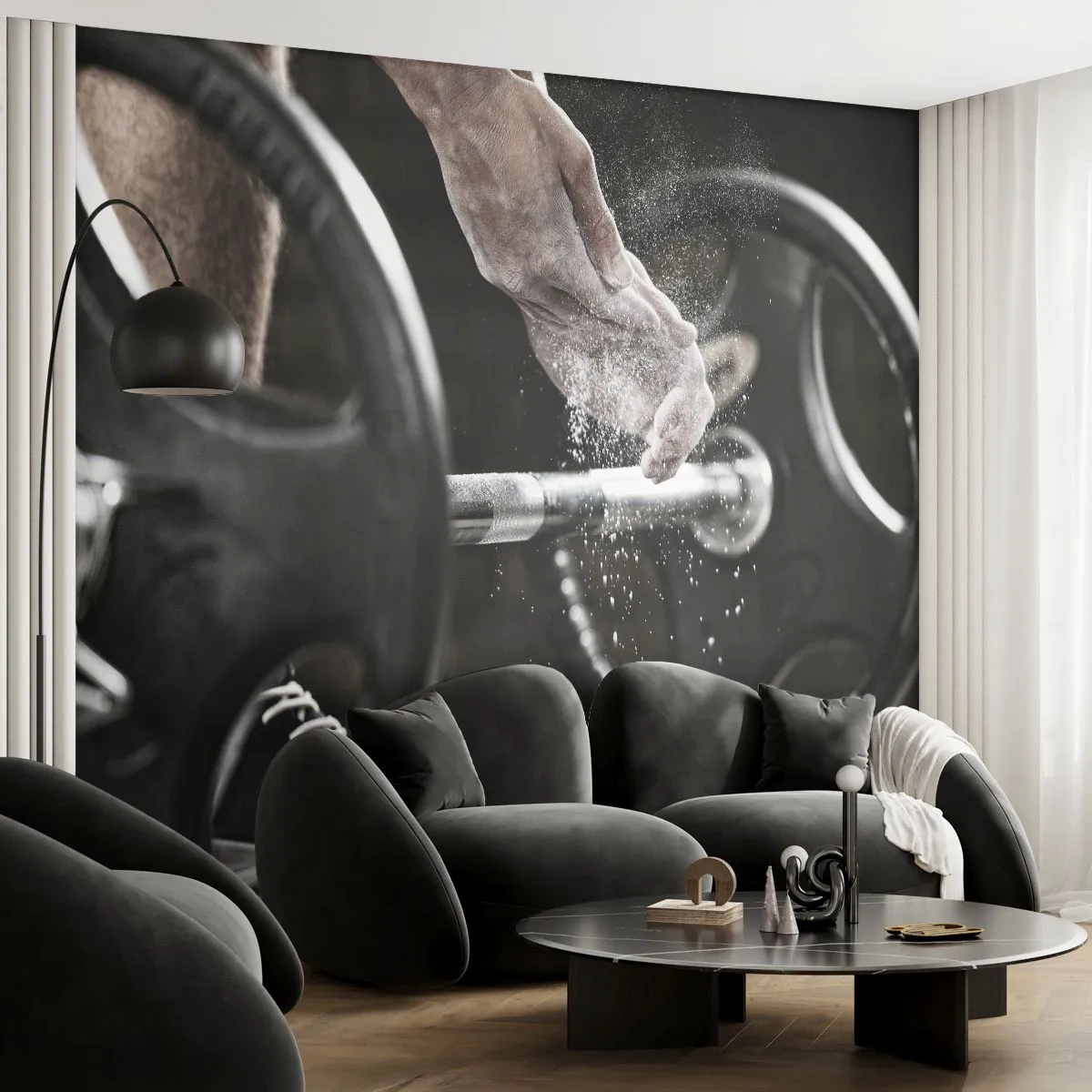 Fototapeta Premium Canvas - Výzva přijatá! - Sport, tělocvična, Vzpírání - 250x175 cm