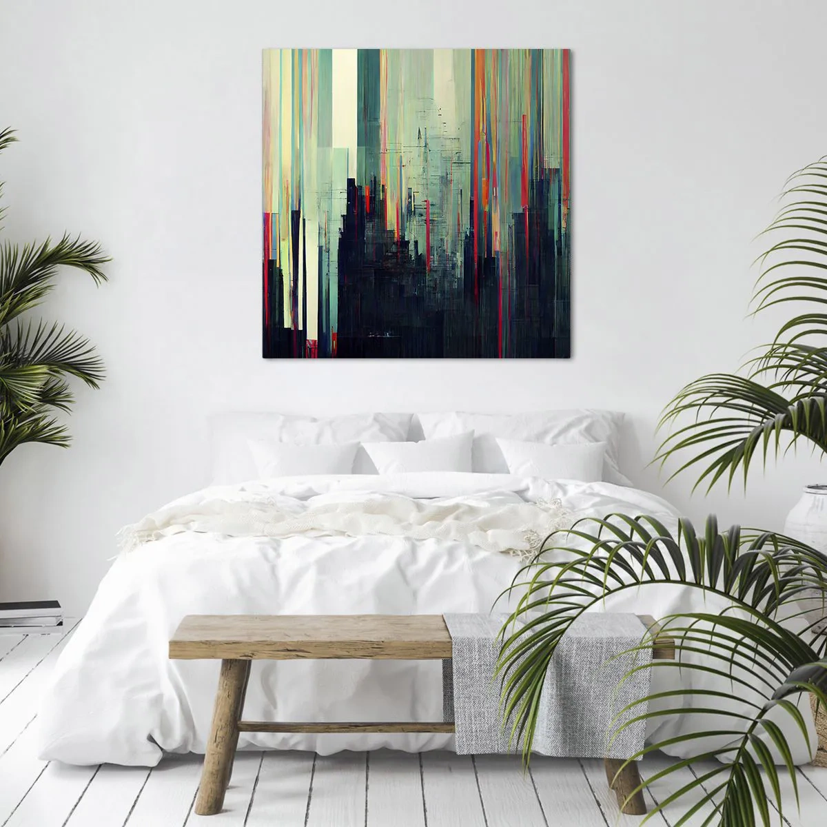 Obraz na plátně - Futuristické město - 40x40 cm