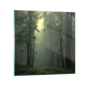 Obraz na skle - Než se probudí - 40x40 cm