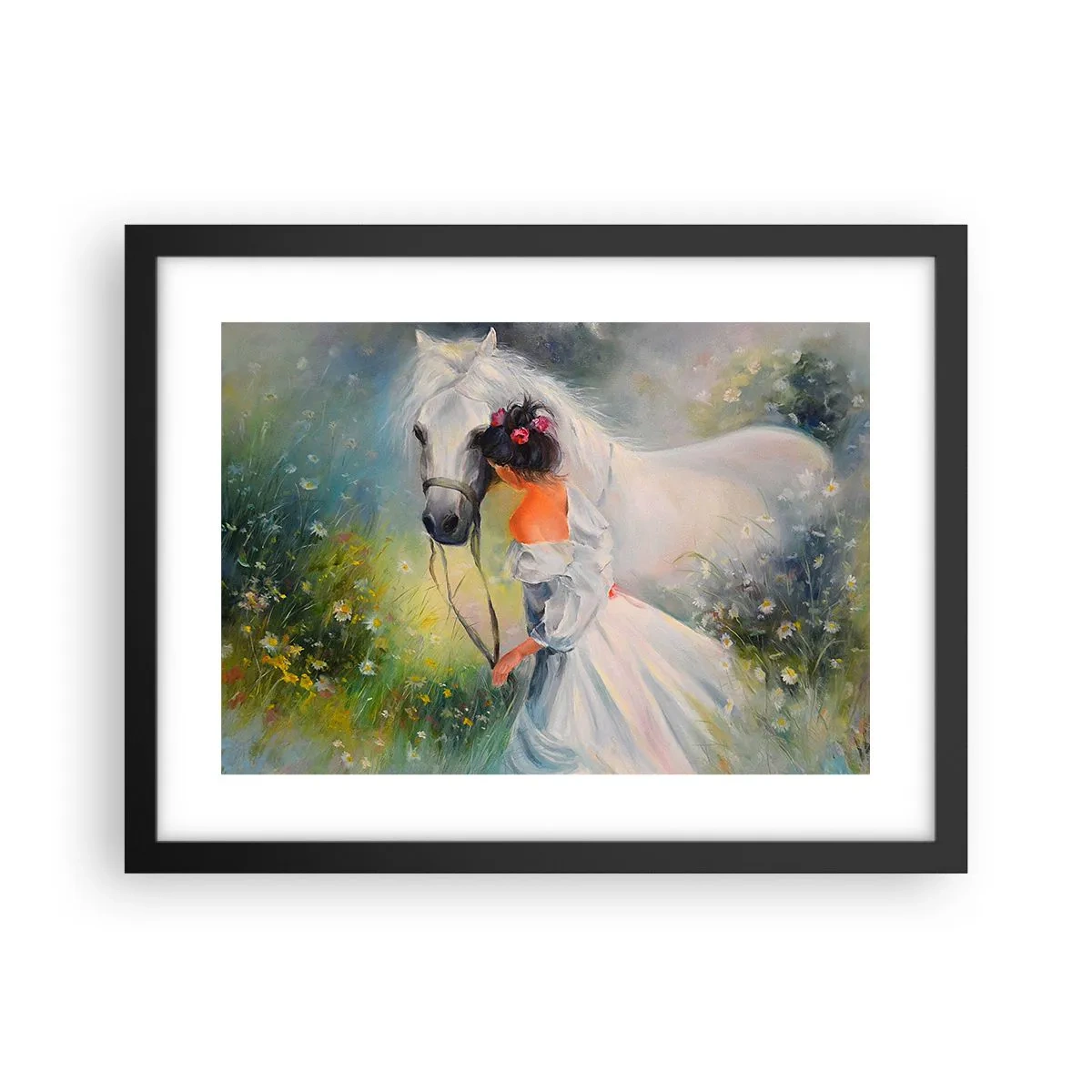 Plakát v černém rámu - Jako z krásného snu - 40x30 cm
