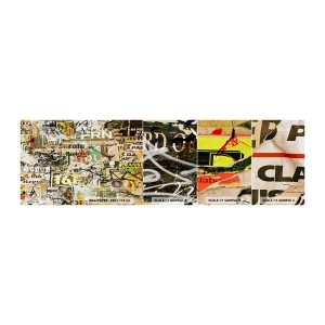 Vzor Fototapety Samolepicí Deluxe Sticker - Och, děje se to… - Graffiti, Nástěnná malba, Kus - 100x30 cm