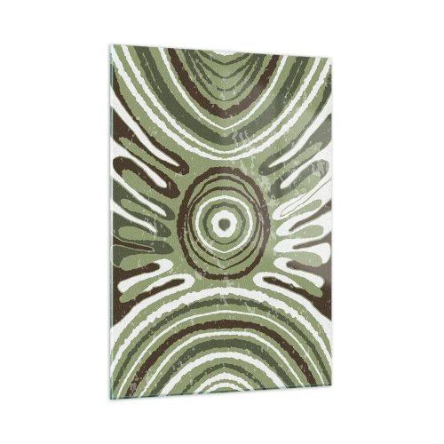 Obraz na skle - Exploze emocí - 50x70 cm