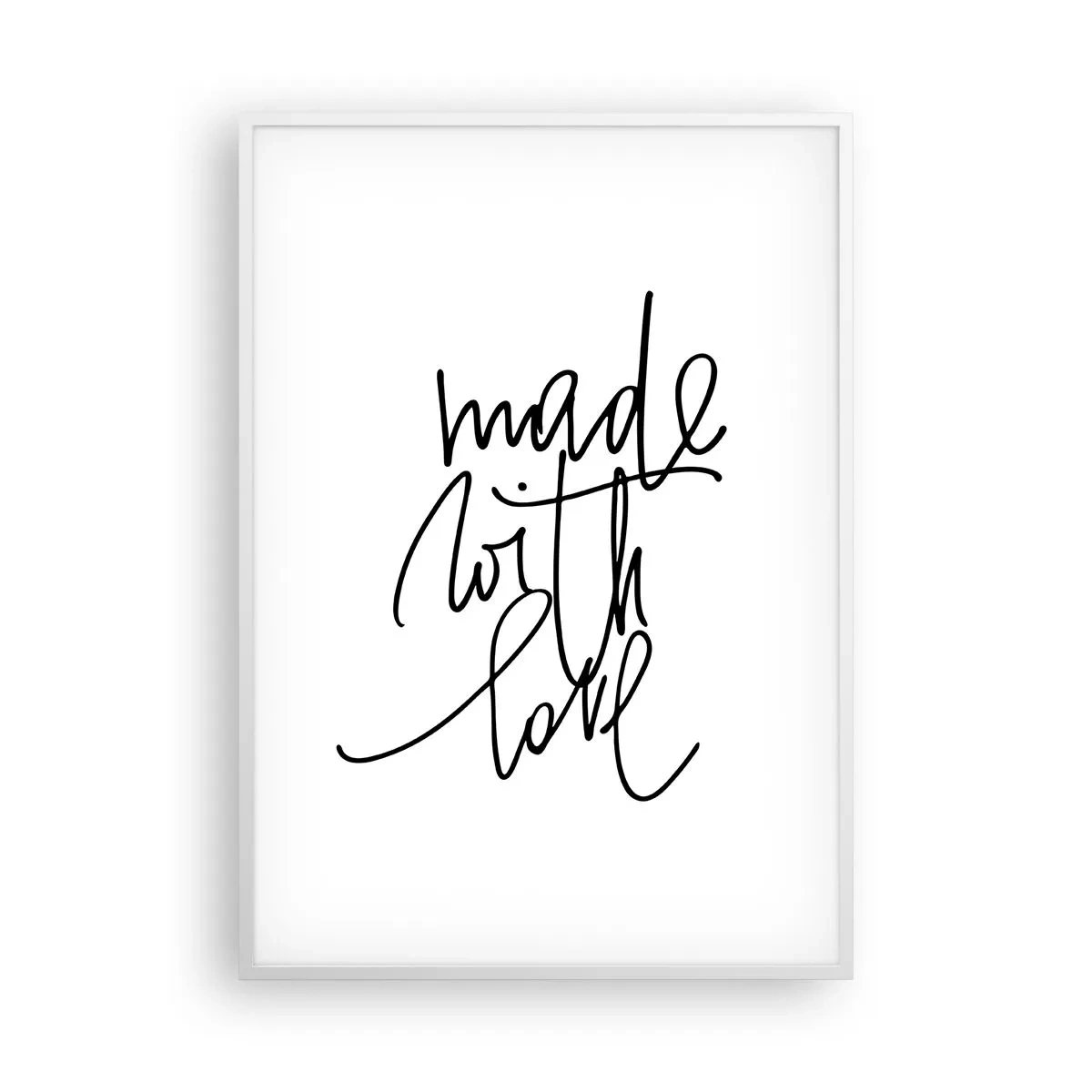 Plakát v bílém rámu - Nejlepší značka - 70x100 cm