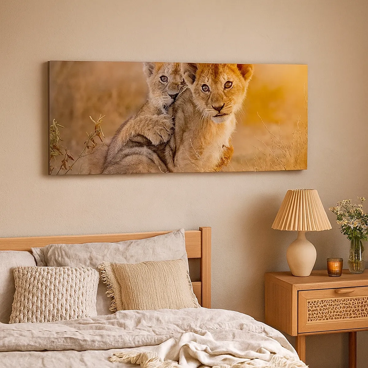 Obraz na plátně - Nevyrušovat! Hrajme si - 30x30 cm