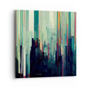 Obraz na plátně - Futuristické město - 30x30 cm