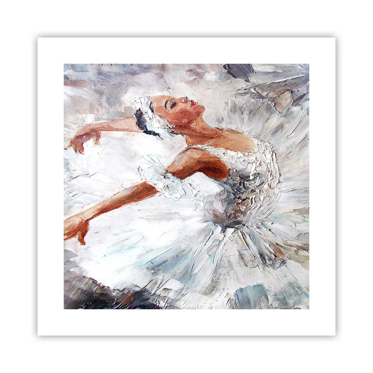 Plakát - Jemná a lehká jako tyl - 40x40 cm