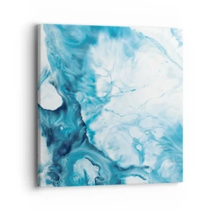 Obraz na plátně - Modrý koncert - 40x40 cm