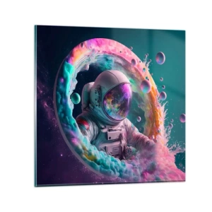 Obraz na skle - Hvězdná brána - 40x40 cm