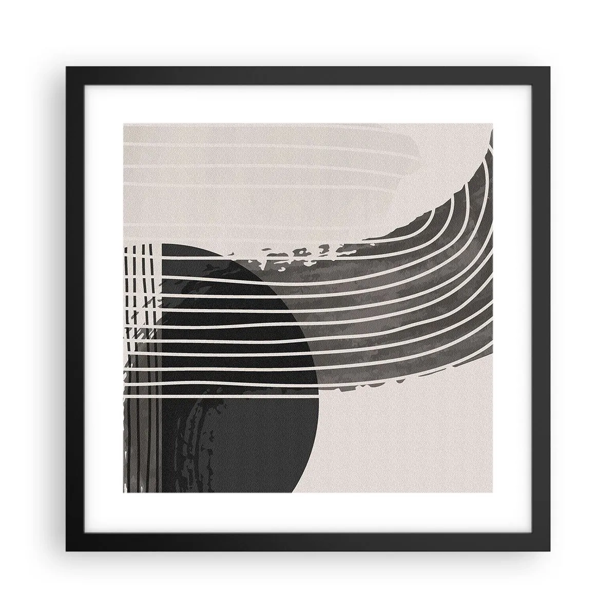 Plakát v černém rámu - Tam a zpět - 40x40 cm