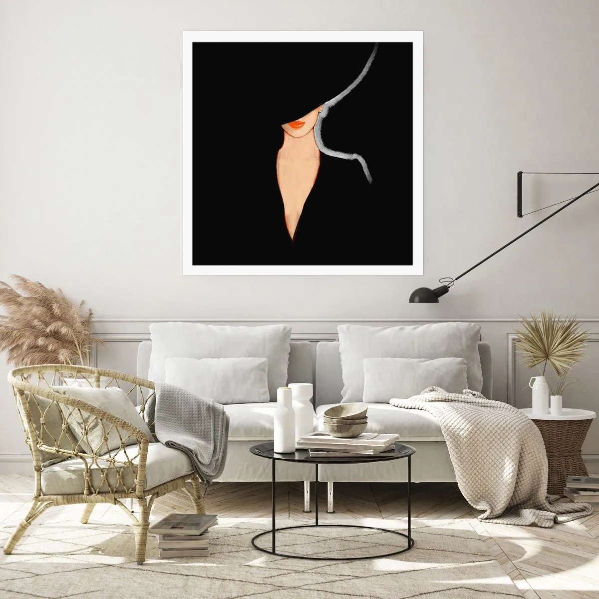 Plakát - Elegance a styl - 40x40 cm