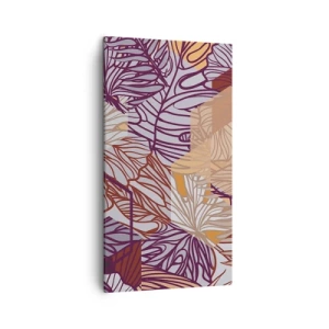 Obraz na plátně - Nemožný vztah mezi geometrií a přírodou - 45x80 cm