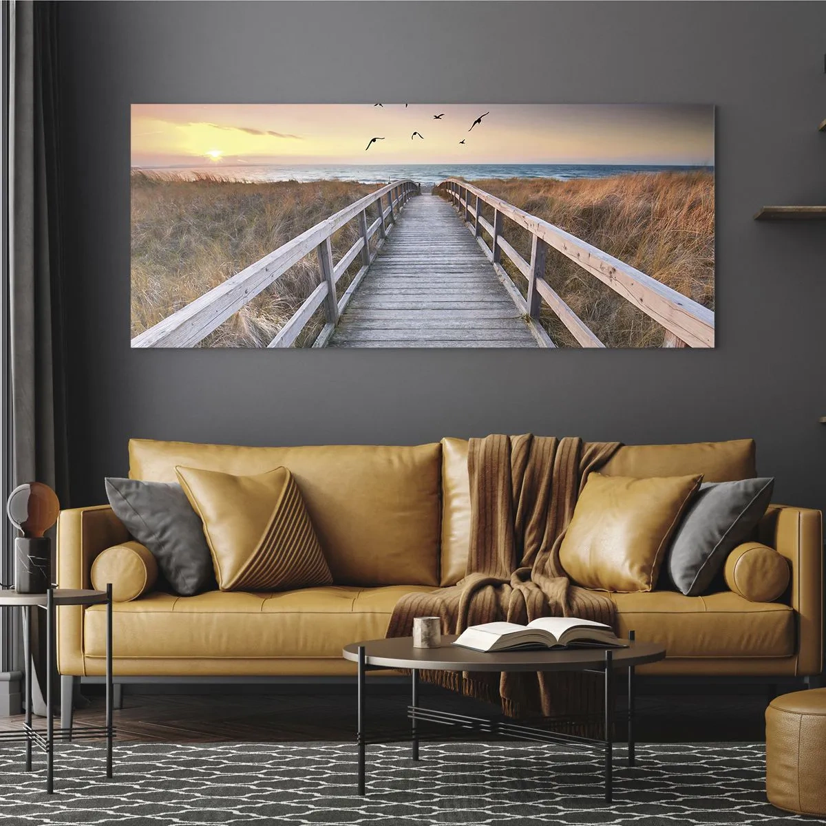 Obraz na skle - Prostor pro vzestupy - 120x50 cm