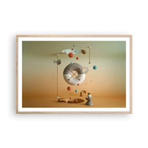 Plakát v rámu světlý dub - Vše je možné - 91x61 cm