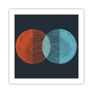 Plakát - Astronomická fantazie - 50x50 cm