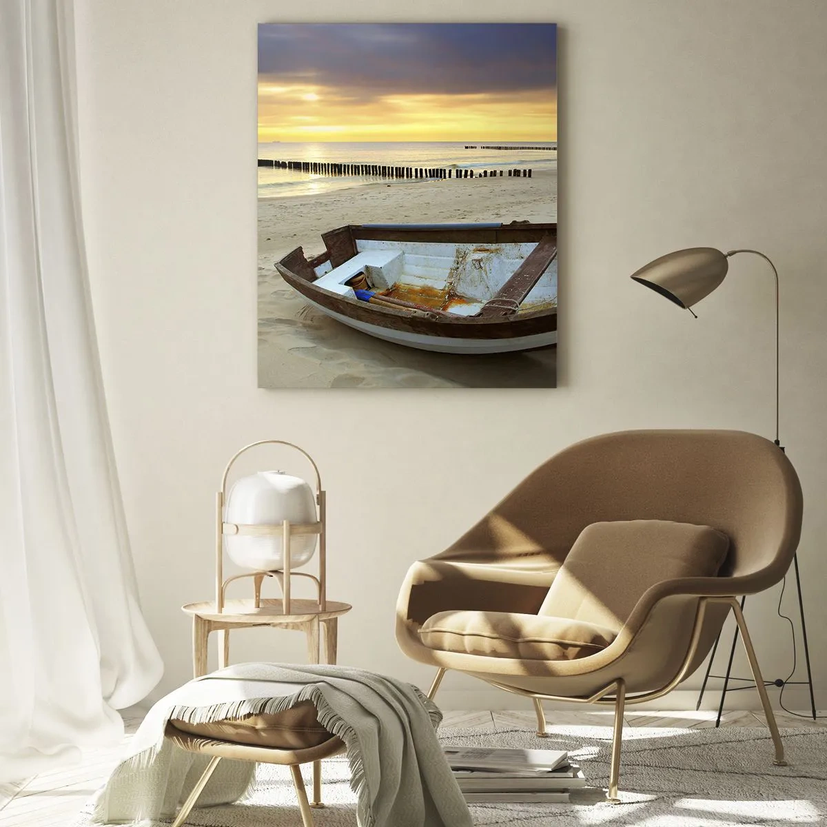 Obraz na skle - Neexistuje krásnější pláž - 50x70 cm