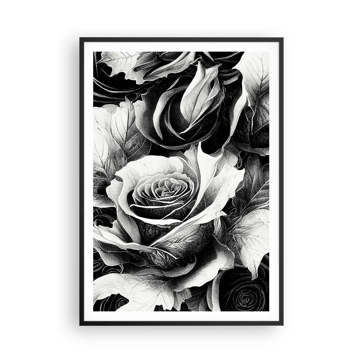Plakát v černém rámu - Vždy královnou - 70x100 cm