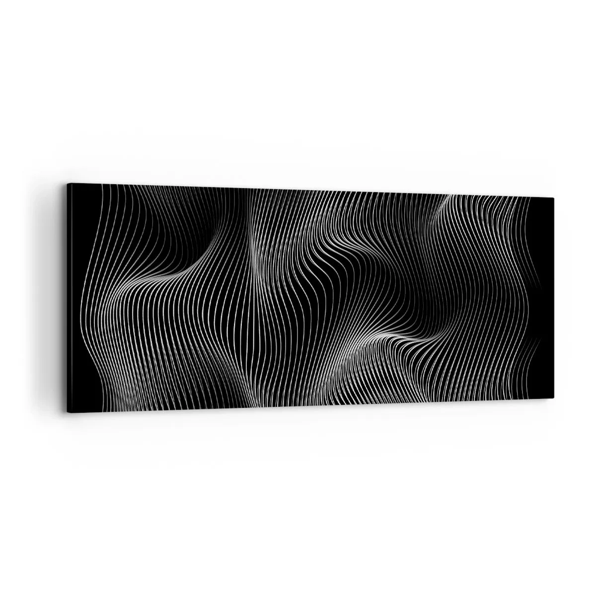 Obraz na plátně - Tanec světla v prostoru - 100x40 cm