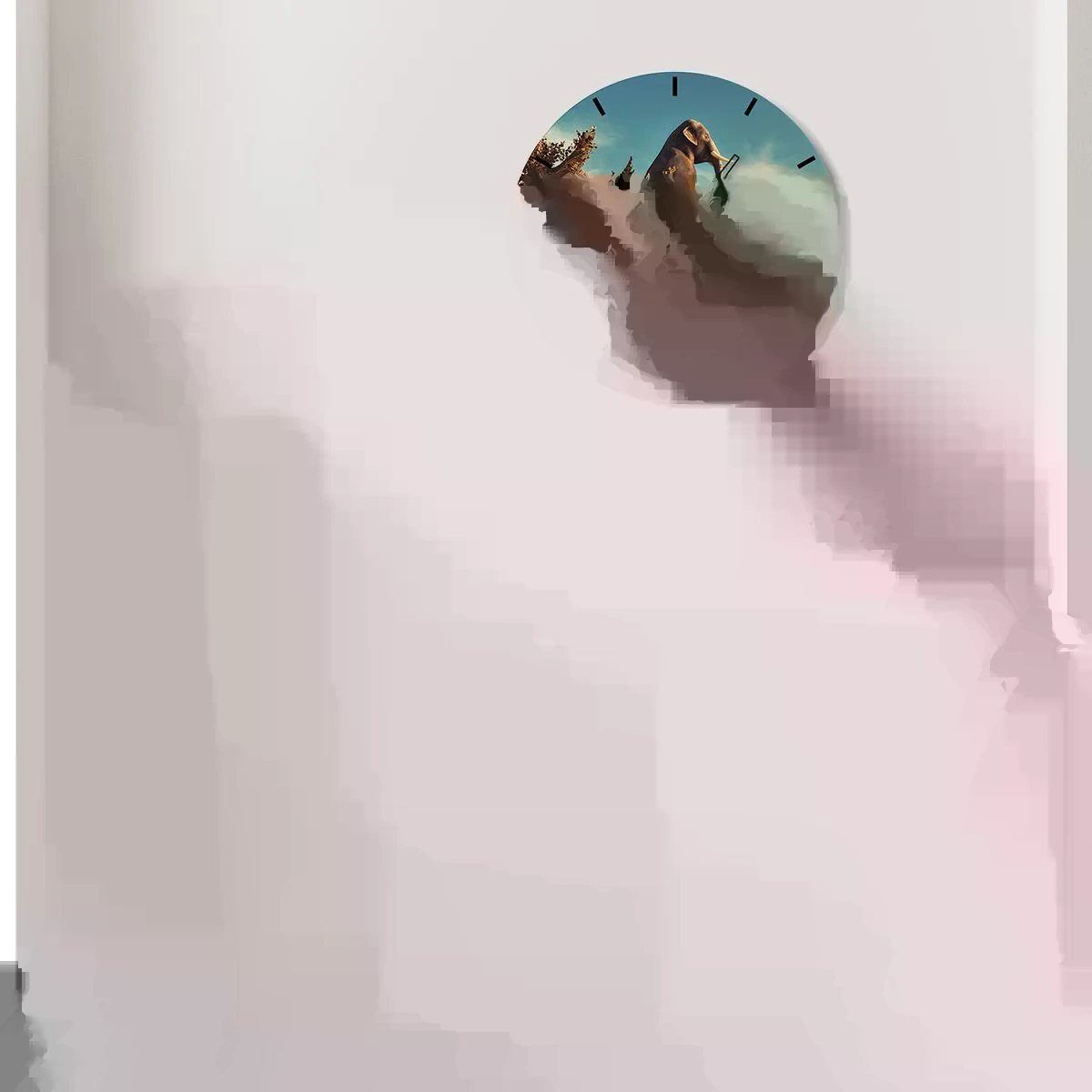 Nástěnné hodiny - Nový úhel pohledu - 40x40 cm