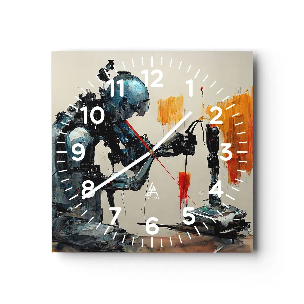 Nástěnné hodiny - Už zítra… - 40x40 cm