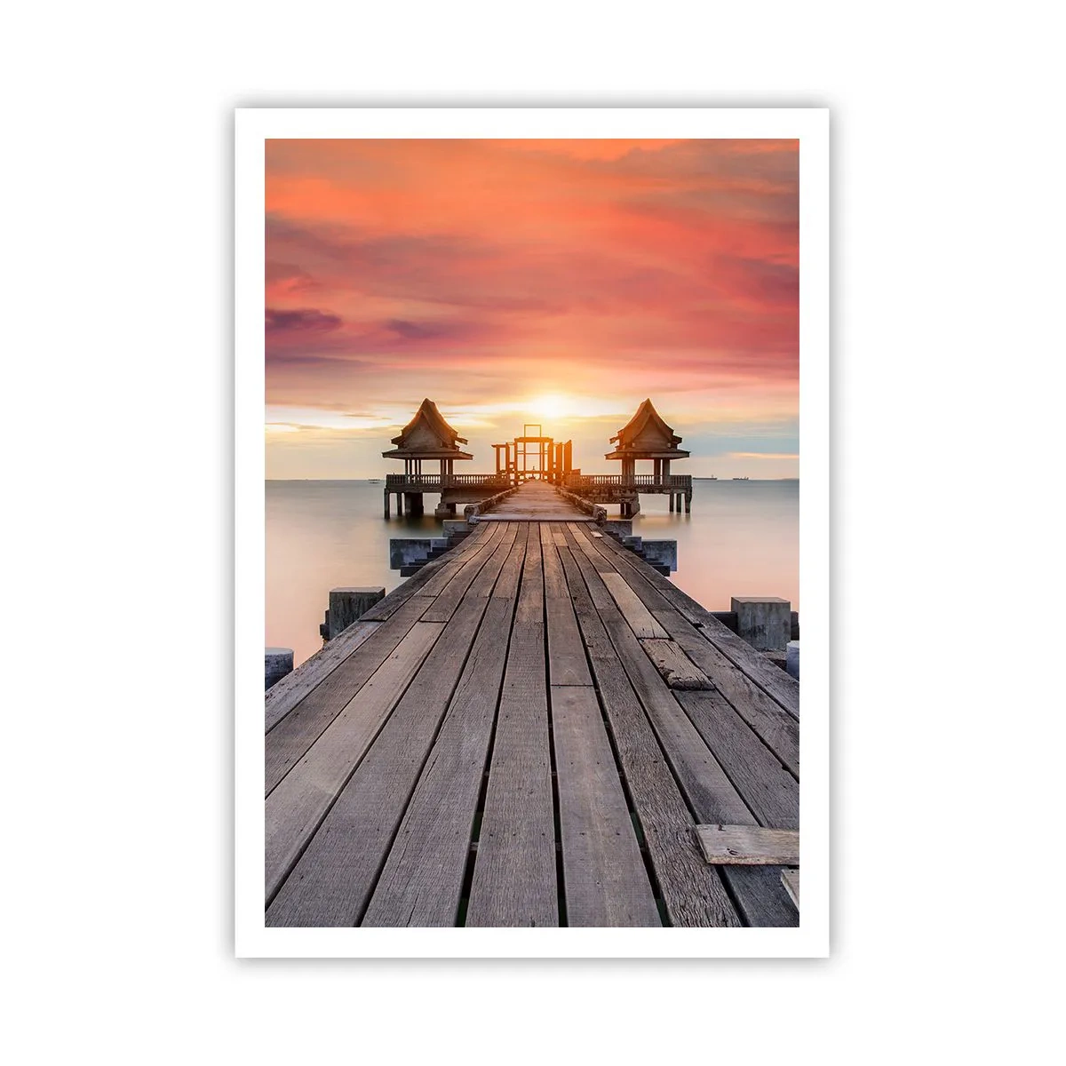 Plakát - Západ na východě - 70x100 cm