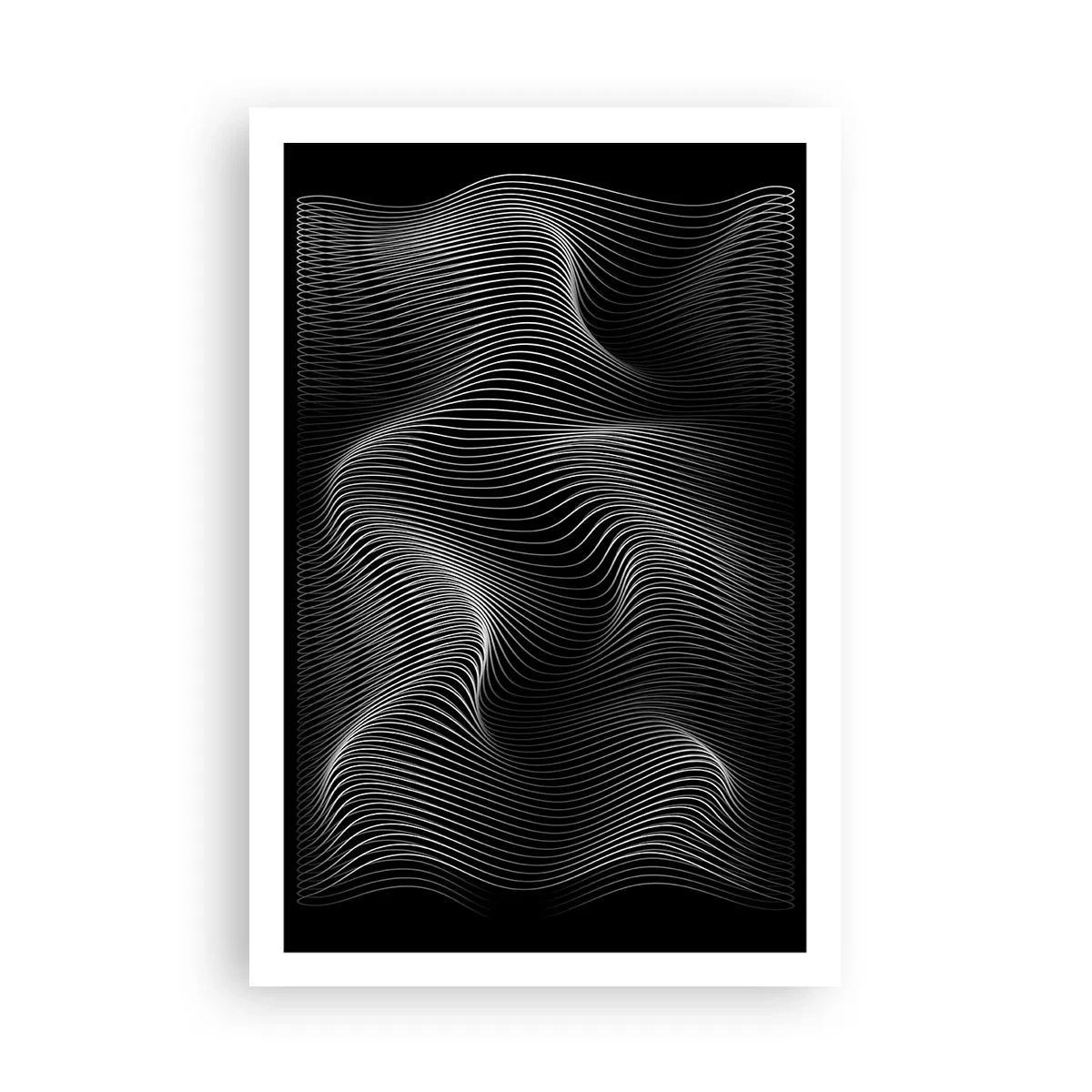 Plakát - Tanec světla v prostoru - 61x91 cm