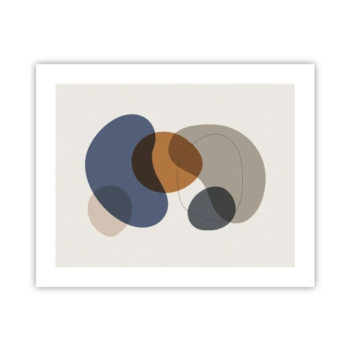 Plakát - Kapky barev - 50x40 cm