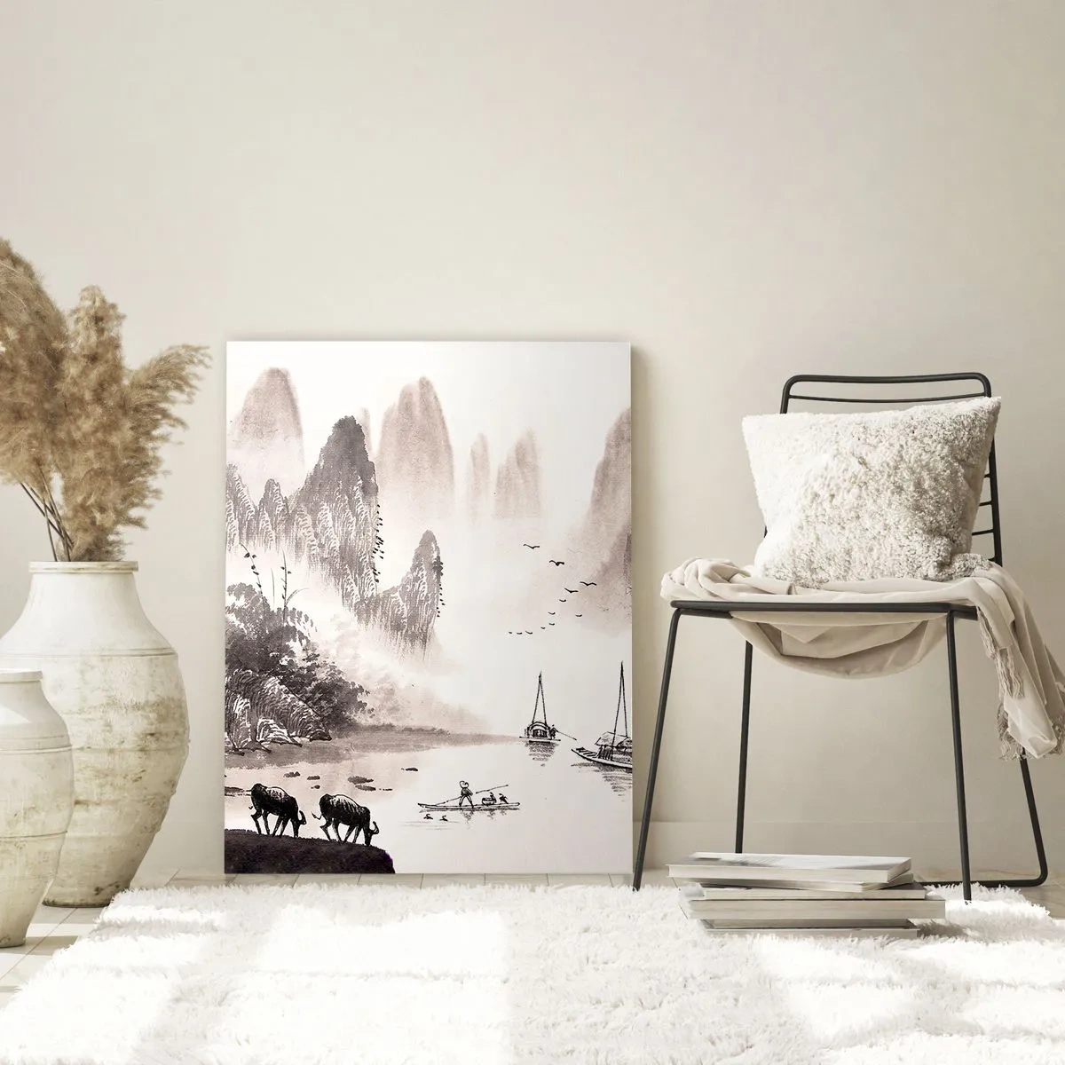 Obraz na skle - Exotická všednost Východu - 80x120 cm