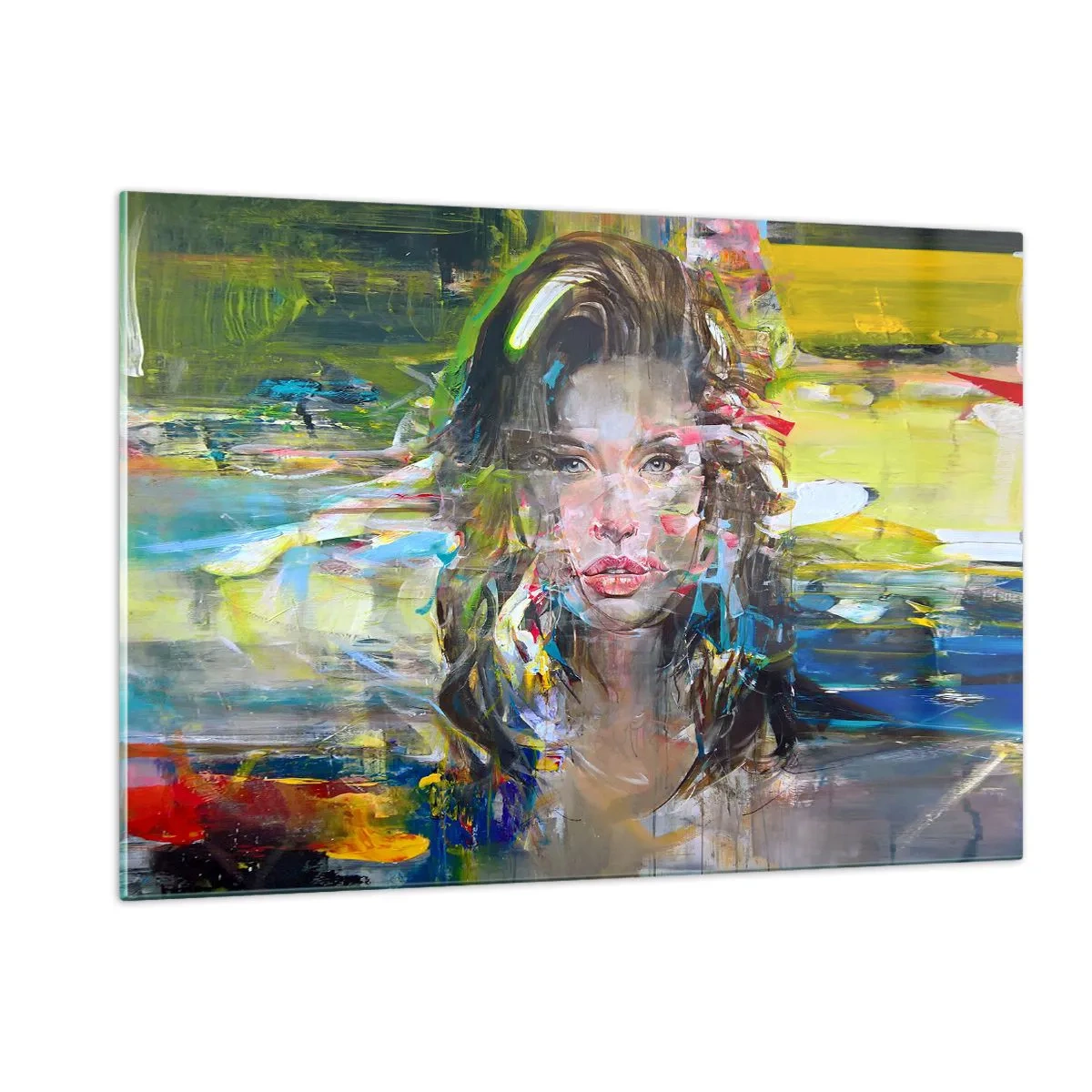 Obraz na skle - Za závojem vzduchu - 120x80 cm