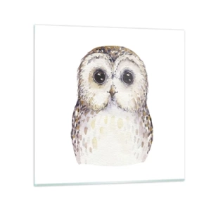 Obraz na skle - Podívej se mi do očí - 30x30 cm