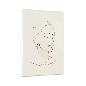 Obraz na skle - Výrazným tahem - 70x100 cm